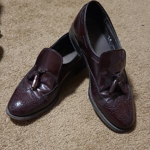 Men's Brown Dexter Tassel Loafers, Size 10M